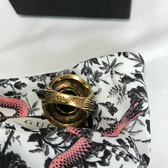 Gucci  Runway Ring with Black Orb & Spikes - Picture 4 of 10